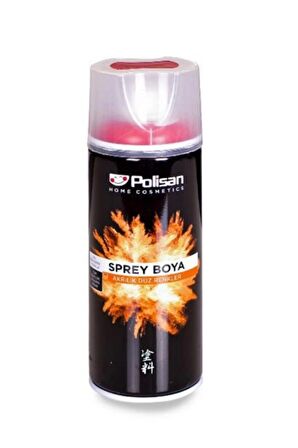 Polisan Akrilik Sprey Boya Kırmızı Renk 400 ml (Ral-3002)