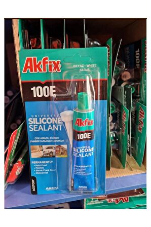 Akfix Tüp Beyaz Silikon 50 Ml.