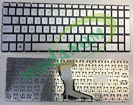 V150602CS1 Klavye Beyaz Türkçe - Küçük ENTER