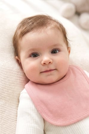 Just Inner Kız Bebek 2'li Pamuklu Önlük Çiçekli Çıtçıtlı Çift Katlı Cilt Dostu (684303)