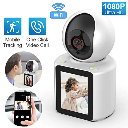 Ozmik CMR53 İnterkom kamera 1080P HD  Smart Camera WiFi Gece görüş gözetim kameralar IP  iOS/Android