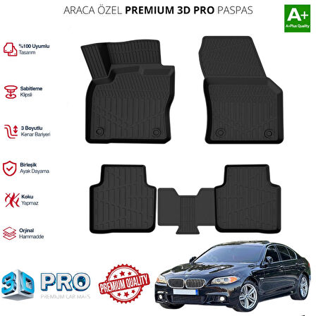 BMW F10 XDRİVE ARACA ÖZEL 3D PASPAS 2013 2014 2015 2016