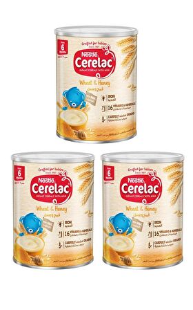 Cerelac Buğday ve Bal 400gr X3 ADET