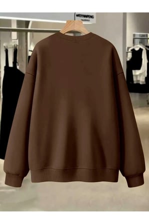 Unisex Original Baskılı Bisiklet Yaka Sweatshirt