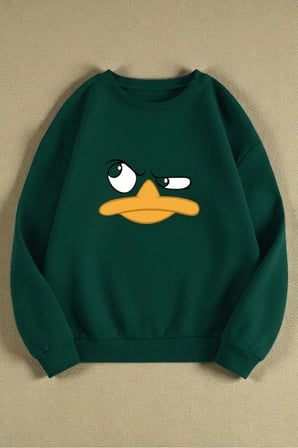 Çok Renkli Baskılı & Baskısız Sweatshirt 3'lü Fırsat Paketi