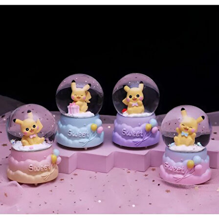 STARSTUFFS Pokemon Işıklı Kar Küresi 7 Cm 