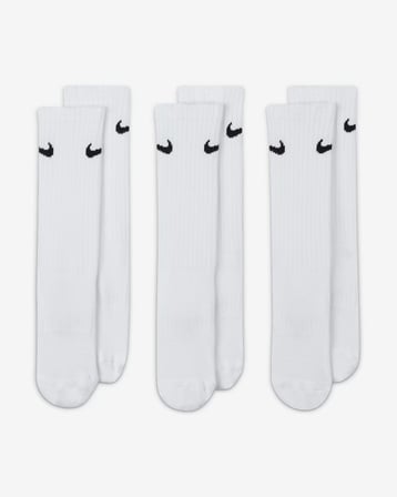 Nike Everyday SX6842-100 Çocuk Yastıklı Crew Çorapları (3 Çift)