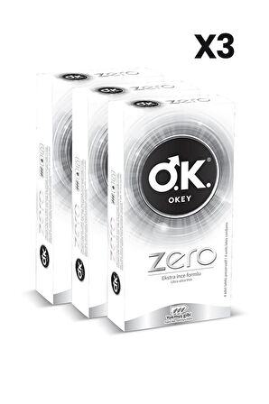 Okey Zero Prezervatif 10lu x3 Adet