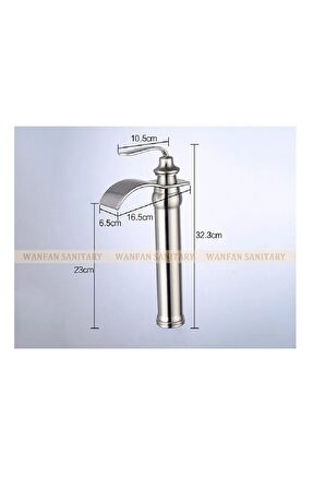 Banyo Çanak Lavabo Bataryası Altın Dore Yeni Şelale 5 Yıl Garantili