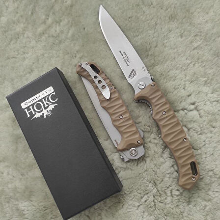 Hokc Phantom Dev Tactical Çakı Çöl Rengi
