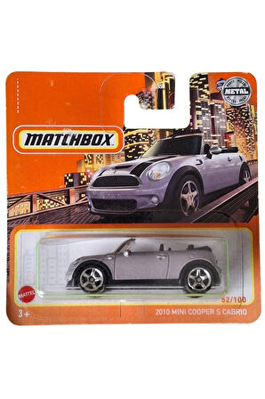 Matchbox 2010 Mini Cooper S Cabrio - Metalik Pembe (1/64)