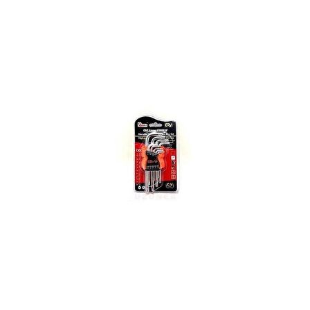 Q Tools 9 Parça Yıldız Torx Uçlu Küçük Boy Alyan Anahtarı Takımı Seti