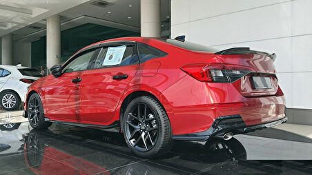 Honda Civic FE1 2020 İçin Uyumlu Arka Flap Takımı - Piano Black