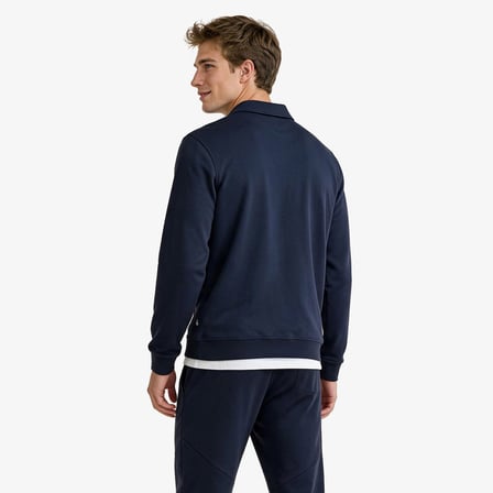 Nautica Erkek Lacivert Polo Yaka Sweatshirt