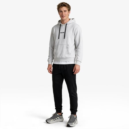 Nautica Erkek Gri Kapüşonlu Sweatshirt