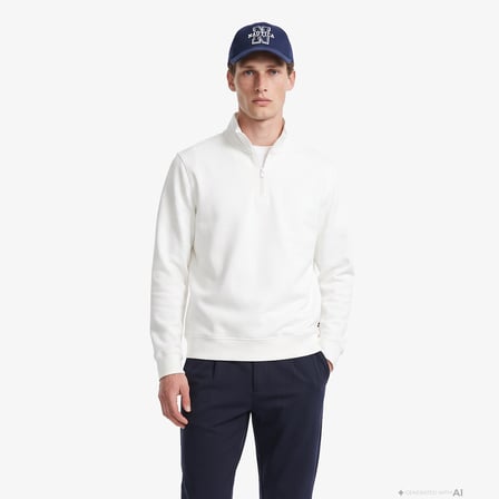 Nautica Erkek Krem Sweatshirt
