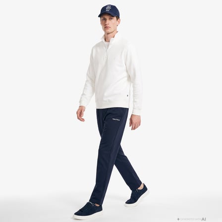 Nautica Erkek Krem Sweatshirt
