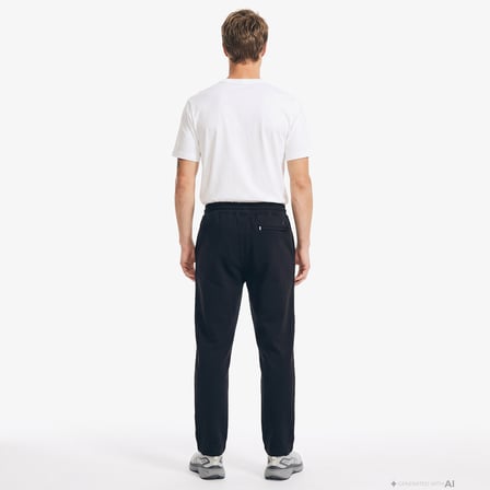 Nautica Erkek Siyah Regular Fit Eşofman Altı