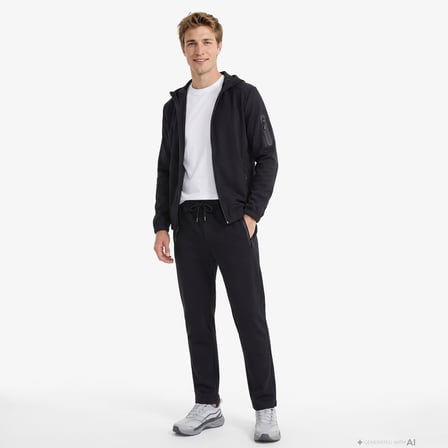 Nautica Erkek Siyah Regular Fit Eşofman Altı