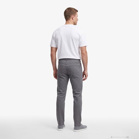 Nautica Erkek Gri Slim Fit Pantolon