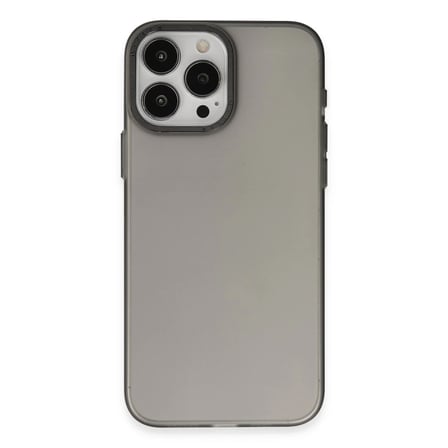 Apple iPhone 15 Pro Max Kılıf Modos Metal Kapak - Siyah