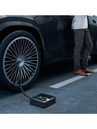 Taşınabilir Elektrikli Hava Kompresörü Lastik Şişirme