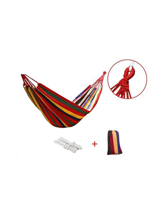 Hamak 190 Cm Kamp Hamağı Piknik Hamağı Bahçe Balkon Outdoor Kamp Salıncak