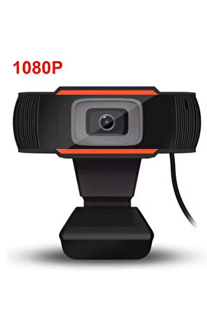 Web Cam Gerçek 1080p Konferans Kamera Dahili Mikrofon Chat Görüntülü Sohbet Yayın Kamerası HD Video