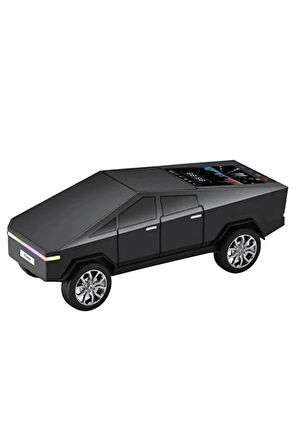 D68 Cyber Model Araba Tasarımlı Bluetooth Hoparlör 15W Güçlü Ses RGB LED /TWS/USB