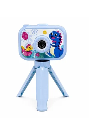 Dijital Fotoğraf Makinesi Çocuk Mini 1080p Hd Kamera Selfie Tripodlu Ön Arka Kamera Fotoğraf Makinesi