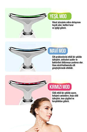 Yüz Ve Boyun Kırşıklık Giderici Ems Güzellik Cihazı ( Gıdık,Sarkma,Kırışıklık)