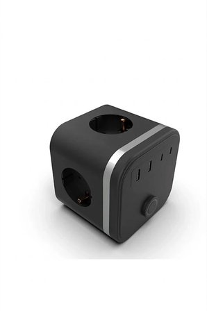 Termal Akım Korumalı Isıya Dayanıklı 3'lü Duvar Tipi Priz 2x Usb 2x Typce 3680 w