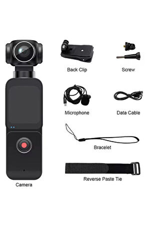 5K Ultra HD Aksiyon Kamerası Ultra Stabil Çekim, Anti-Shake Teknolojisi