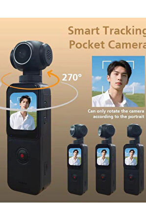 5K Ultra HD Aksiyon Kamerası Ultra Stabil Çekim, Anti-Shake Teknolojisi