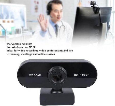 WebCam Orjınal HD 1080p Konferans Kamera Dahili Mikrofon Görüntülü Sohbet Yayın Kamerası HD Video