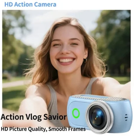 1080P Dijital Video Kamera (32GB) Kart Dijital Vlog Fotoğraf Makinesi Türkçe Yeni Ürün