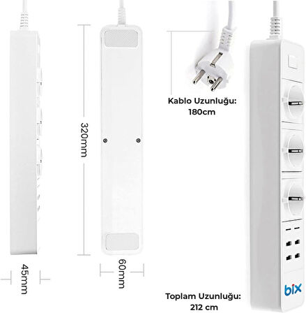 Vothoon Bix Bp-01 Wifi Yüksek Akım Korumalı Hızlı Şarj Özellikli Akıllı Priz