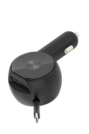 Süper Hızlı Araç Şarj Cihazı 60W Adaptör Çakmaklık Girişli