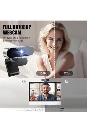 WebCam Orjınal 1080p HD Konferans Kamera Dahili Mikrofon Görüntülü Sohbet Yayın Kamerası HD Video AE-104
