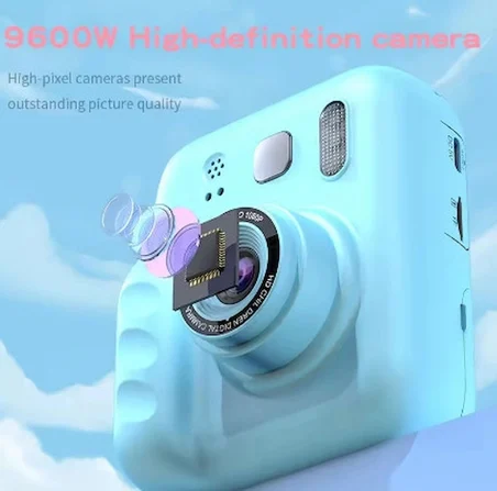 Dijital Fotoğraf Çıkaran Video Kaydedici Taşınabilir Anında Baskı Çıkaran Çocuk Kamerası