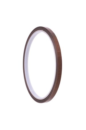 PTFE Isıya Dayanıklı Yapışkan Bant 10 mm x 10 m Teflon Cam Elyaf Bant 300°C