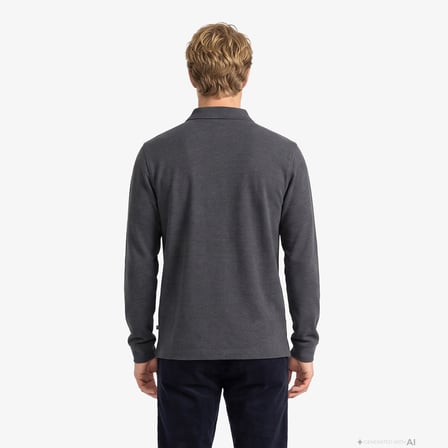 Nautica Erkek Gri Regular Fit Polo Yaka T-Shirt