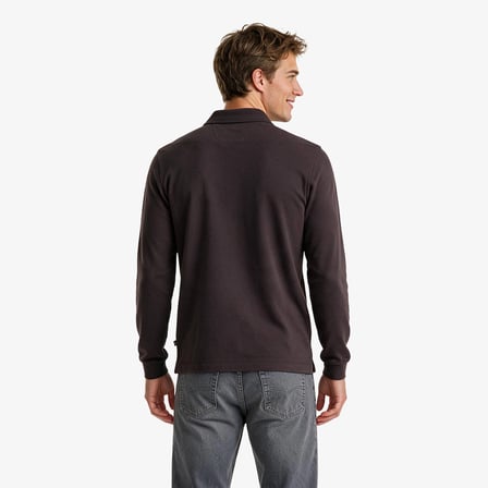 Nautica Erkek Kahverengi Regular Fit Polo Yaka T-Shirt