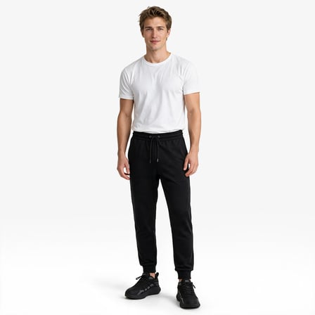 Nautica Erkek Siyah Regular Fit Eşofman Altı