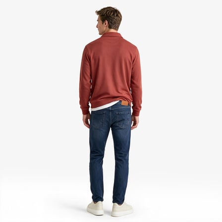 Nautica Erkek Lacivert Tapered Denim Pantolon