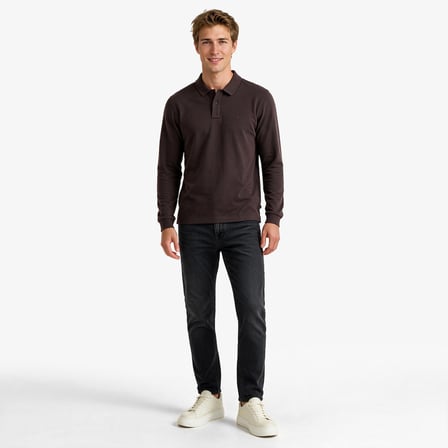 Nautica Erkek Gri Tapered Denim Pantolon