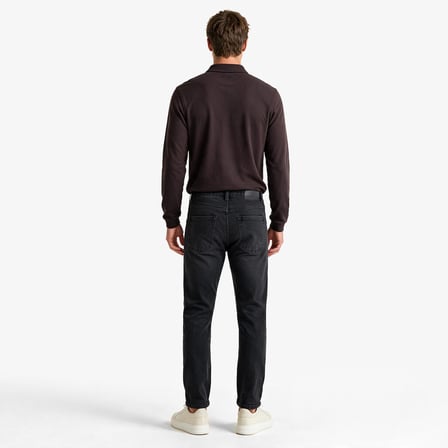 Nautica Erkek Gri Tapered Denim Pantolon