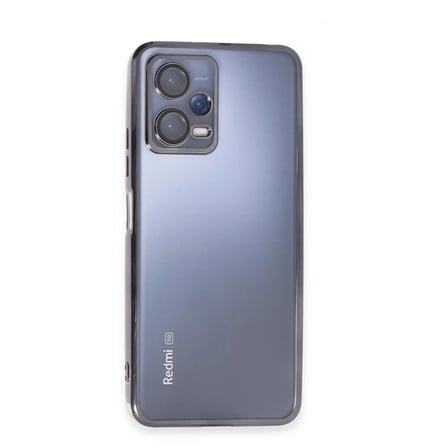 Xiaomi Redmi Note 12 Pro 5G Kılıf Razer Lensli Silikon - Siyah
