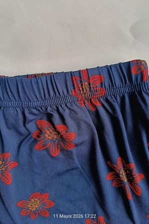 Kadın Desenli Bambu Viskon Uzun Kollu Soft Örme Mevsimlik Yumuşak Pijama Takımı