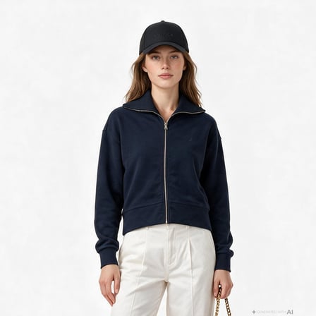 Nautica Kadın Lacivert Sweatshirt
